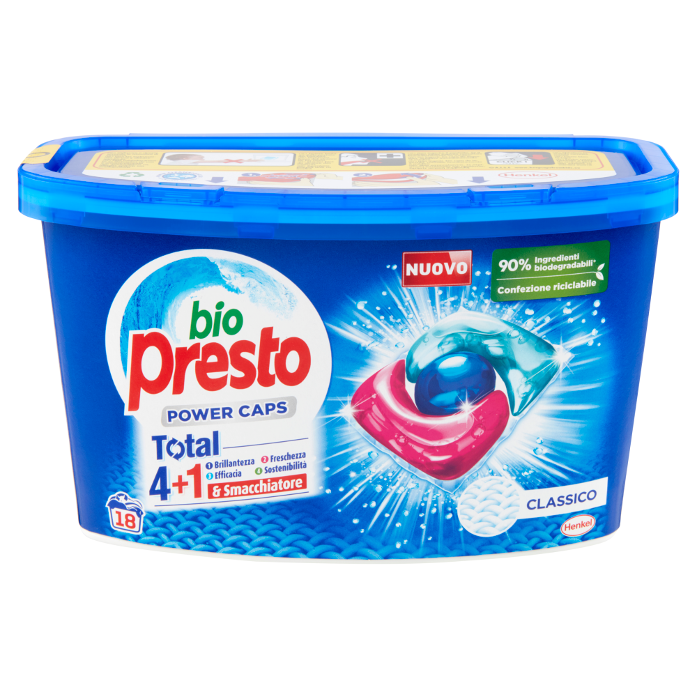 Bio Presto Power Caps Classico 18 Lavaggi 18 x 12 g, , large
