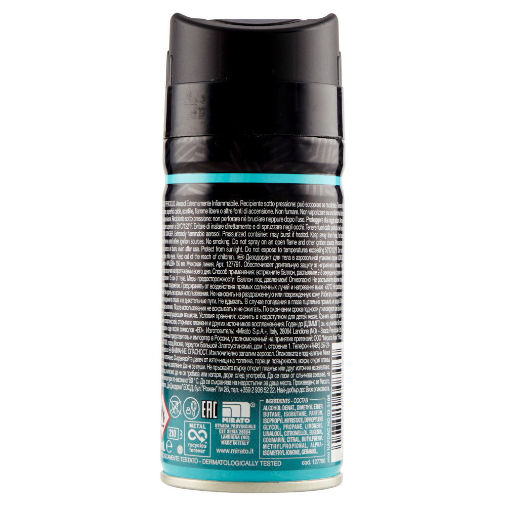 Malizia Aqua Deodorante 150 ml, , large