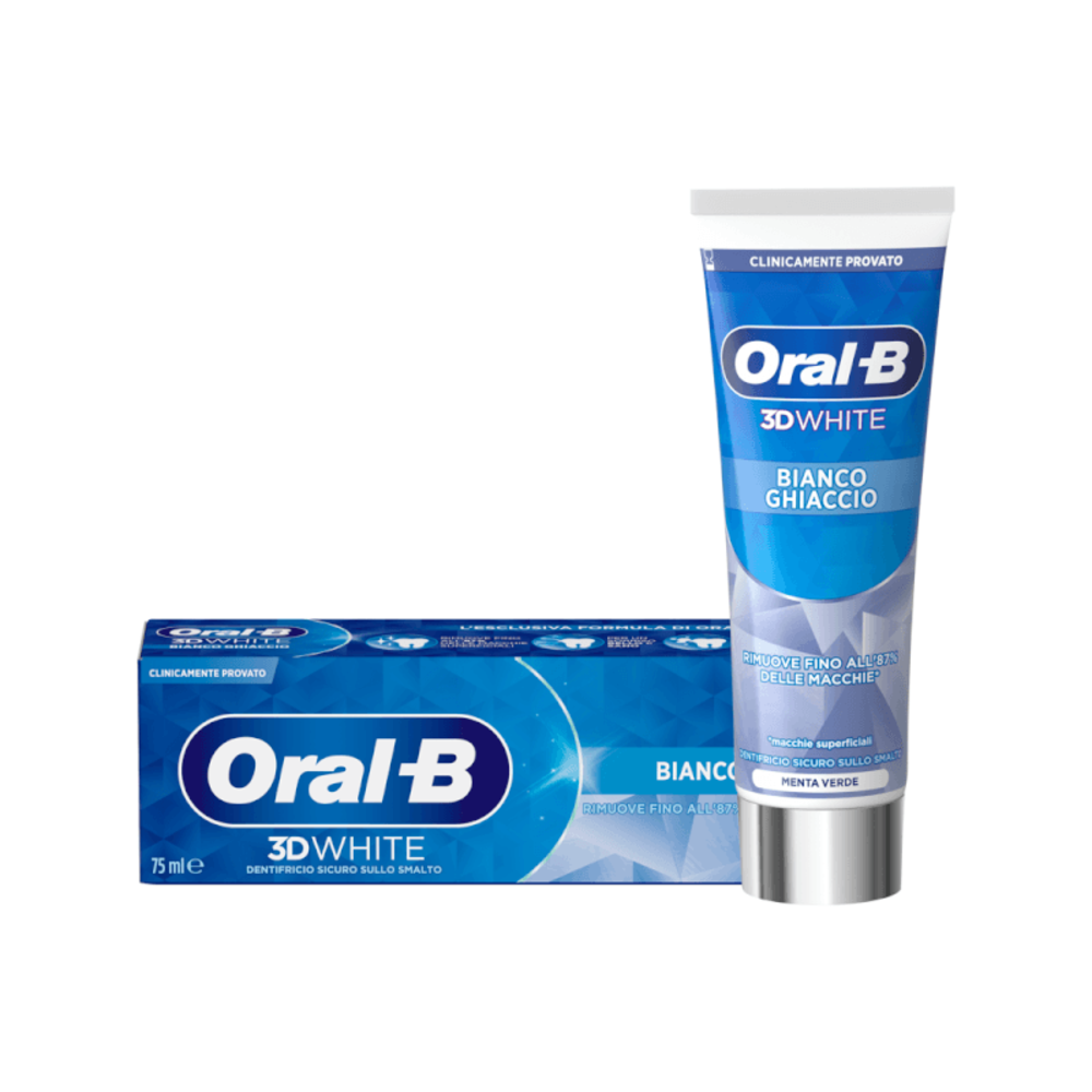 Oral-b 3d White Bianco Ghiaccio Dentifricio 75ml, , large
