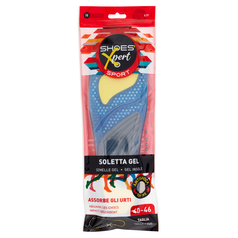 Shoes'Xpert Sport Soletta Gel Taglia 40-46, , large