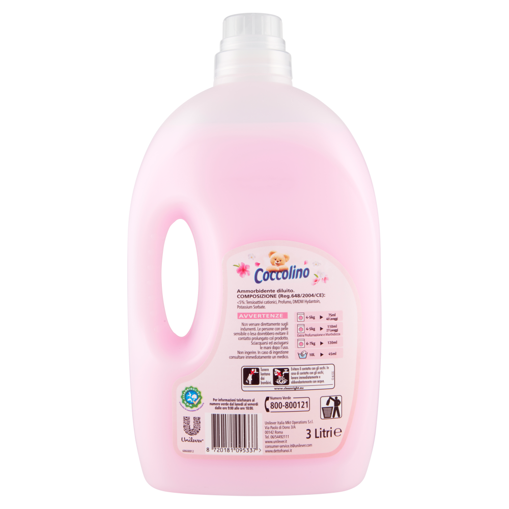 Coccolino Ammorbidente Sensazione Seta 3 Litri, , large