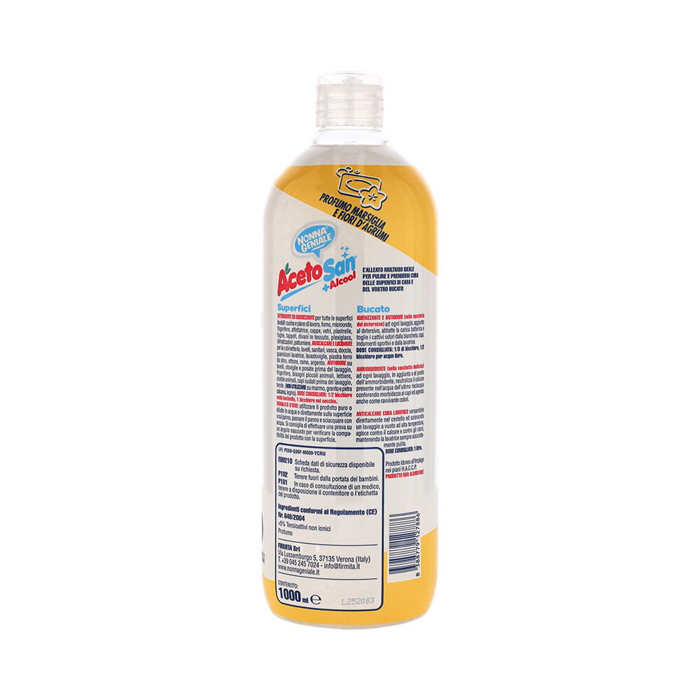 Nonna Geniale Acetosan Multiuso Marsiglia e Fiori d'Agrumi 1000 ml , , large
