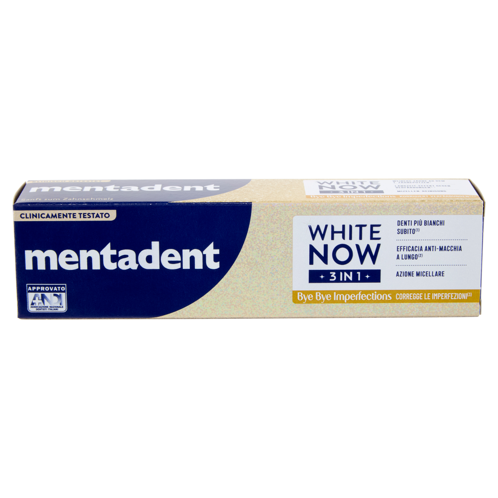  Mentadent White Now 3 in1 Bye Bye Imperfections 75 ml, , large