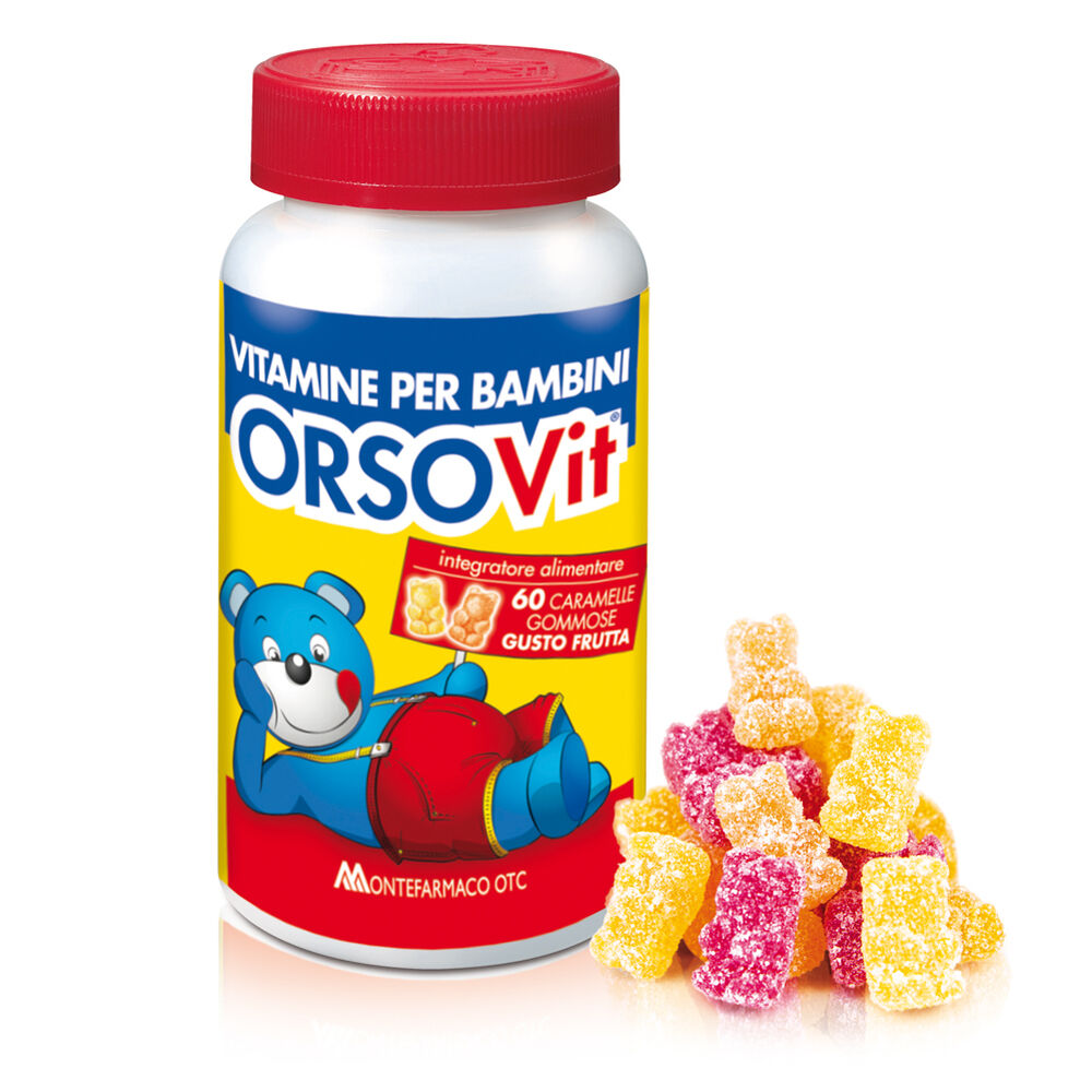 Orsosvit Caramelle Gommose Gusto Frutta 60 Pezzi, , large