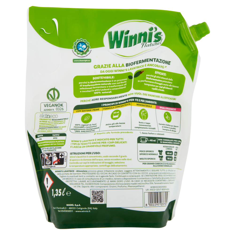 Winni's Lavatrice Aleppo e Verbena 30 Lavaggi 1,35 l, , large