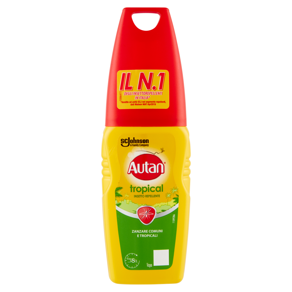 Autan Tropical Vapo Insetto Repellente e Antizanzare Comuni e Tropicali 100ml, , large