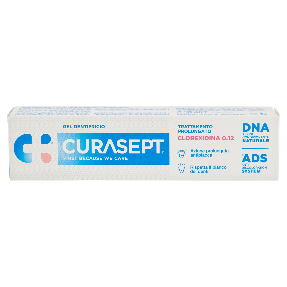 Curasept Gel Dentifricio Trattamento Prolungato Clorexidina 0.12 75 ml, , large