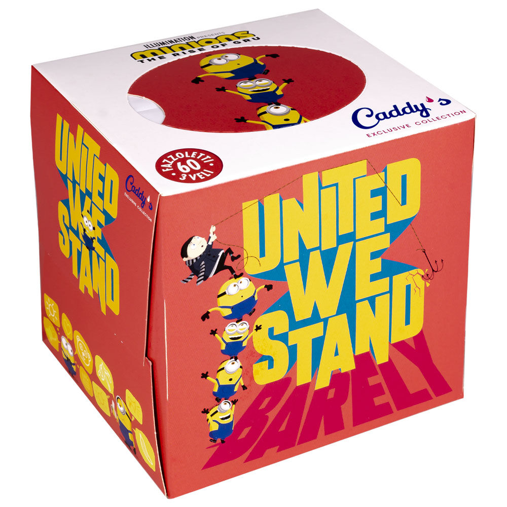 Caddy's Minions Fazzoletti 3 Veli Box 60 Pezzi, , large
