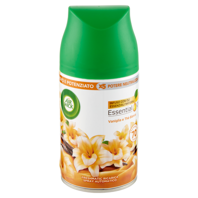 Air Wick Freshmatic Ricarica Vaniglia e Th&egrave; Bianco Profumatore 250 ml