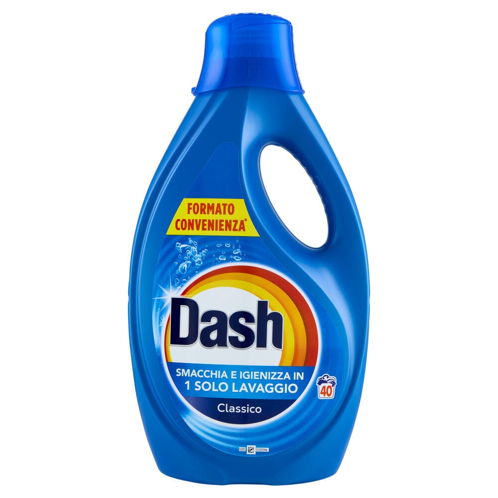 Dash Detersivo Lavatrice Liquido Classico 40 Lavaggi &ndash; 1800 ml, , large