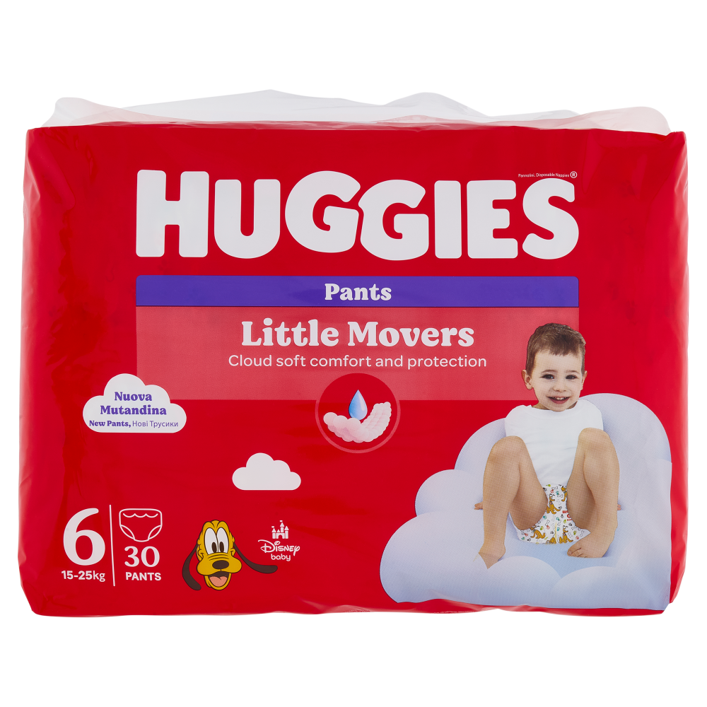 Huggies Pannolini Mutandina Ultra Comfort Taglia 6 (15-25 kg), 30 pezzi	, , large