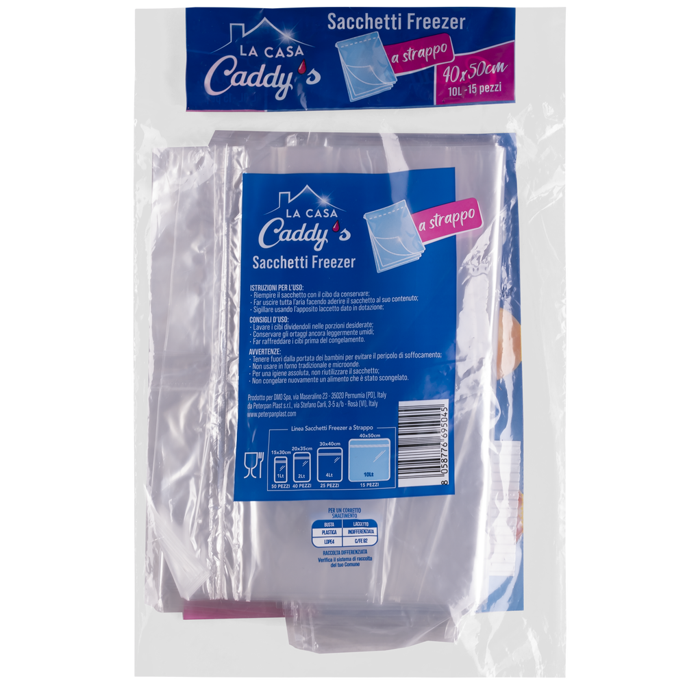 CADDY'S SACCHI GELO STRAPPO 40X50 15PZ, , large