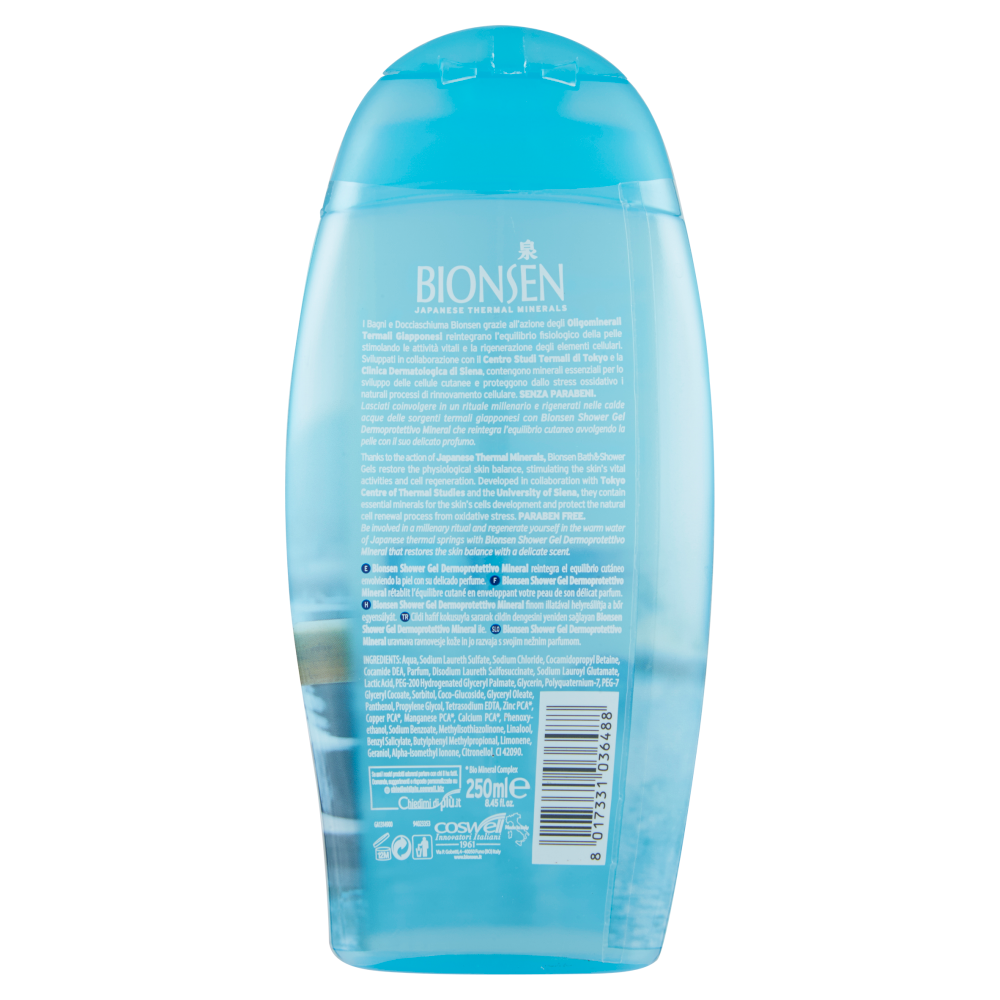 Bionsen Dermoprotettivo Mineral Rigenerante Shower Gel 250 ml, , large