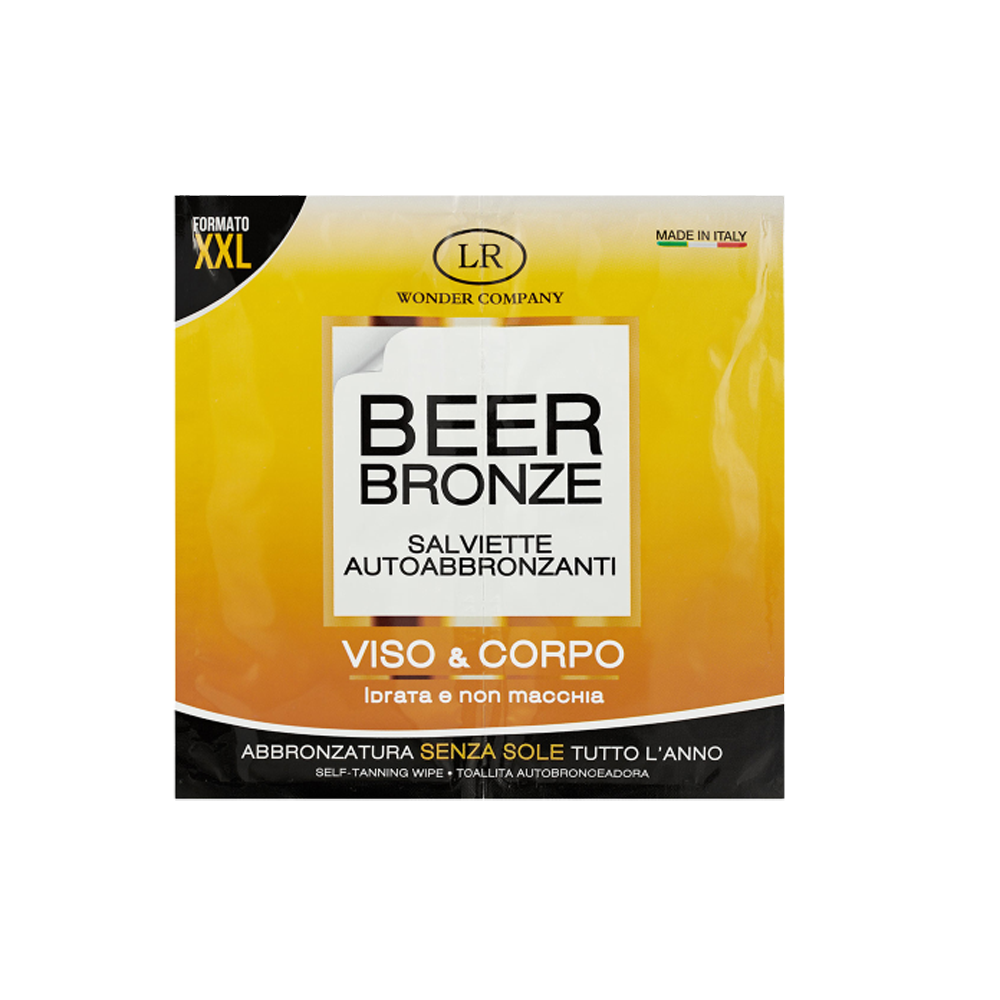 Beer Bronze Salviette Autoabbronzanti 2 Pezzi, , large