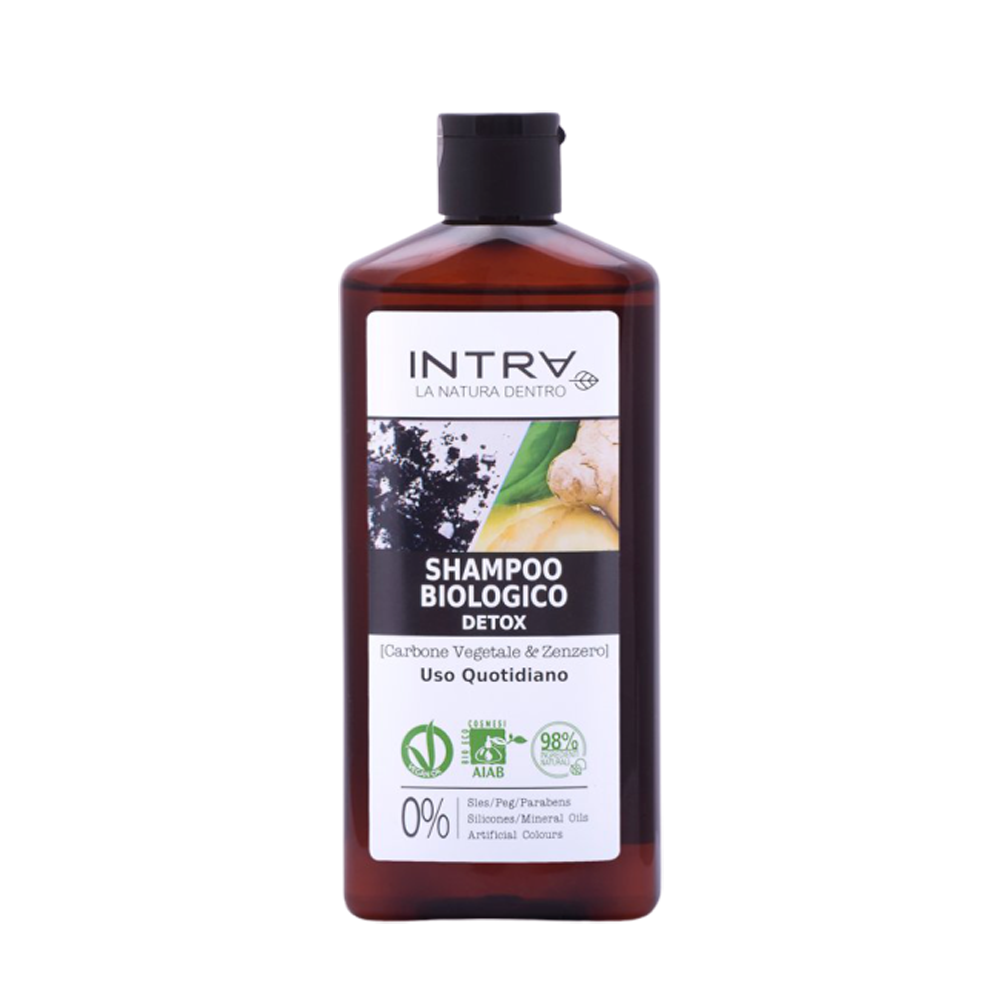 Intra Carbone Vegetale e Zenzero Shampoo Detox 250ml, , large