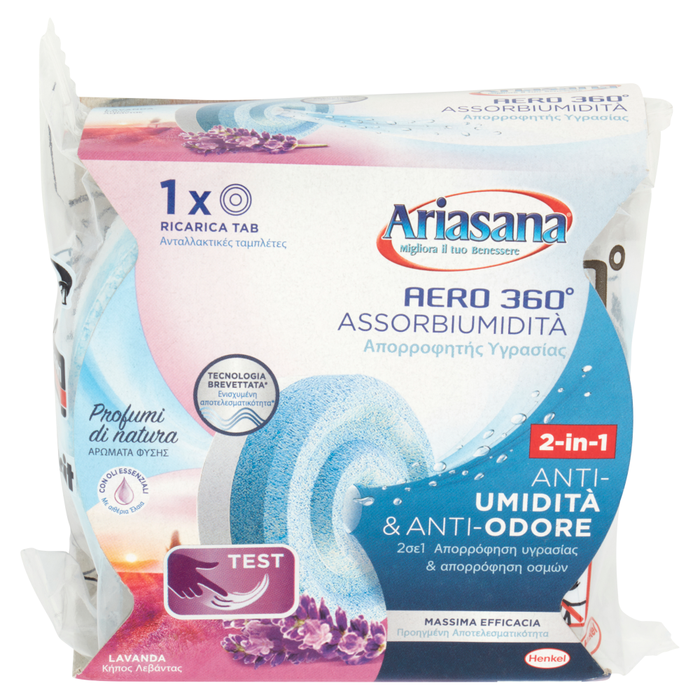 Ariasana Aromatherapy Aero 360&deg; Tab Relax alla Lavanda 450 g, , large
