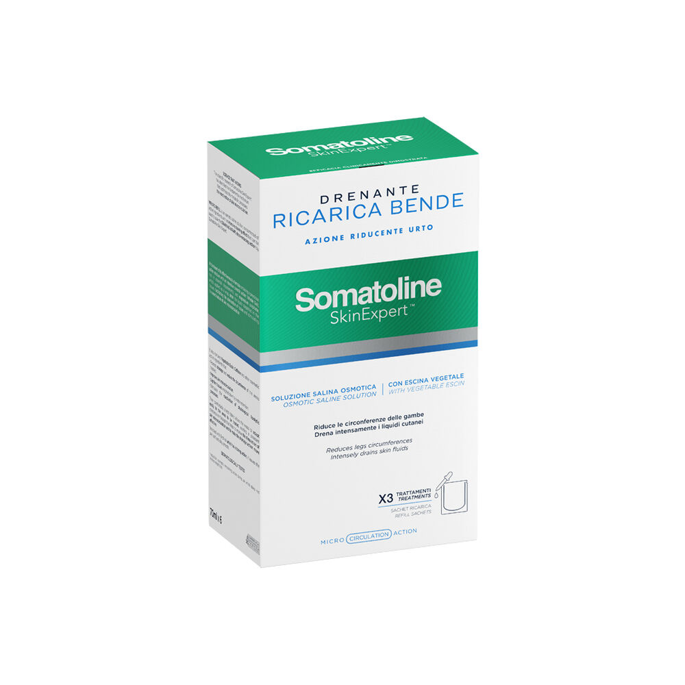 Somatoline Ricarica Bende Drenanti Azione Riducente Urto, , large