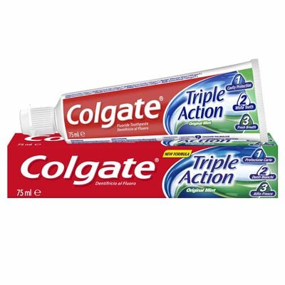 Colgate Dentifricio Triple Action Protezione Carie 75 ml