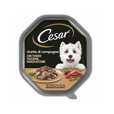 Cesar Ricette di Campagna Manzo e Tacchino 150 g