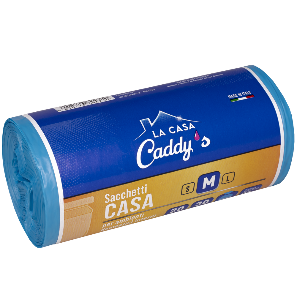 Caddy's Sacchetti M Azzurro 50x60 20 Pezzi, , large