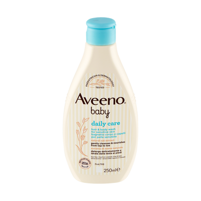 Aveeno Baby Daily Care Bagnetto Corpo e Capelli per Pelle Sensibile 250 ml