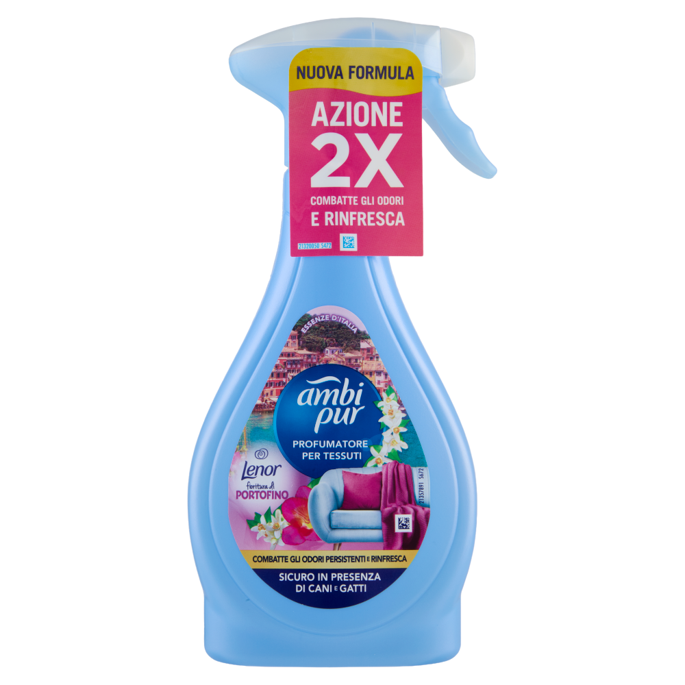 Ambi Pur Profumatore Tessuti Fioritura di Portofino 385 ml, , large