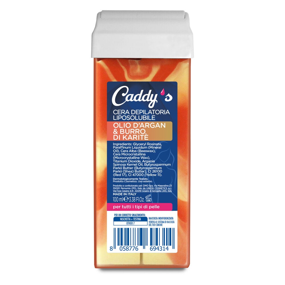 Caddy's Cera Depilatoria Roll-On Olio d'Argan & Burro di Karit&eacute; 100 ml, , large