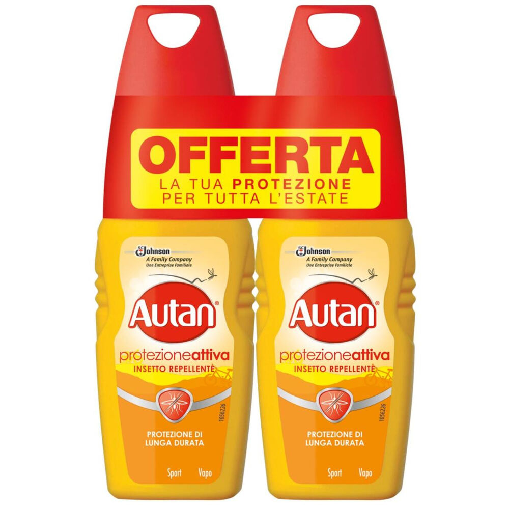 Autan Active Vapo 100 ml  2 Pezzi, , large
