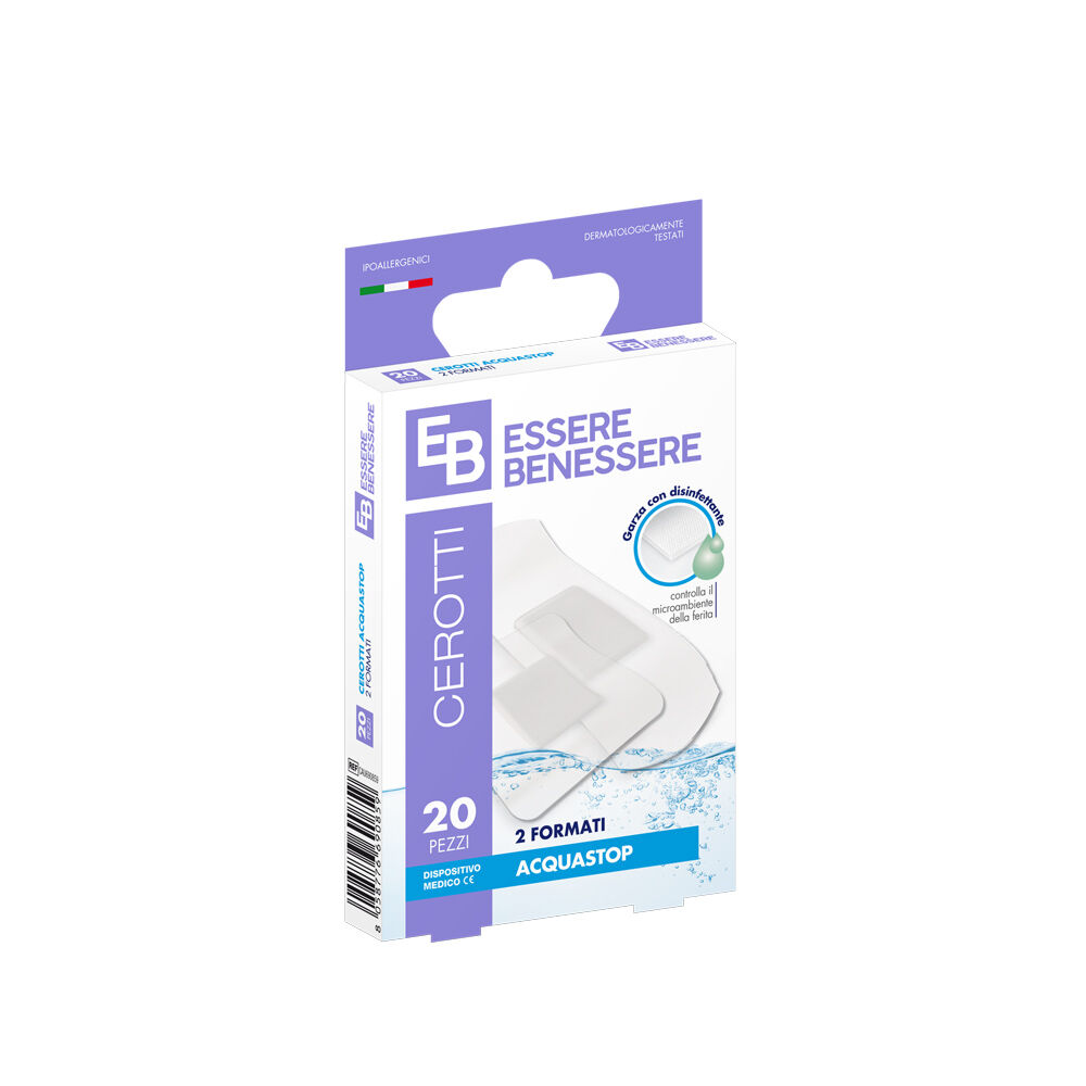 Essere Benessere Acquastop 20 Cerotti, , large