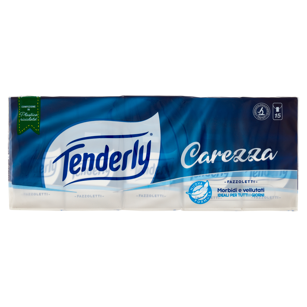Tenderly Carezza Fazzoletti 15 Pezzi, , large