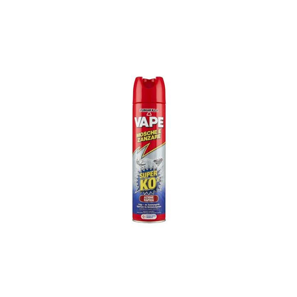 Vape Super KO2 Insetticida Spray Mosche e Zanzare 400 ml	, , large