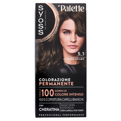 Syoss By Palette Colorazione Permanente 5.1 Castano Chiaro