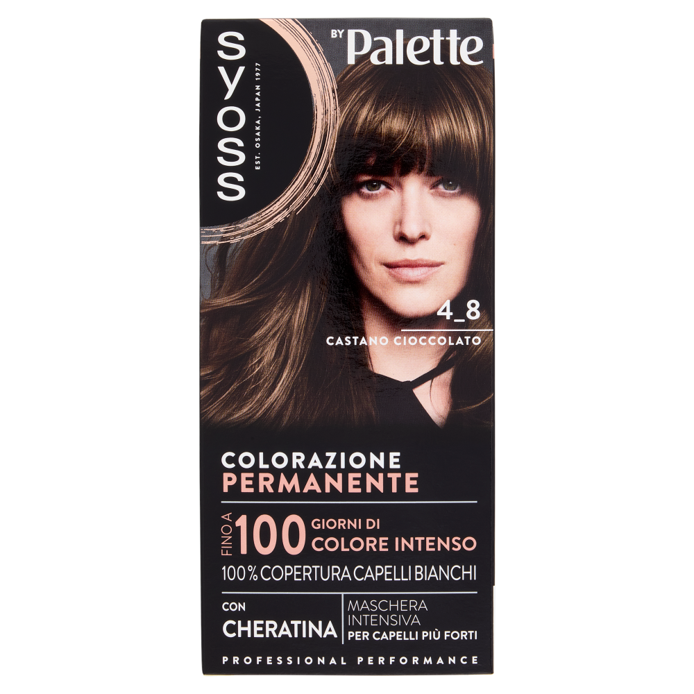 Syoss By Palette Colorazione Permanente 4.8 Castano Cioccolato, , large