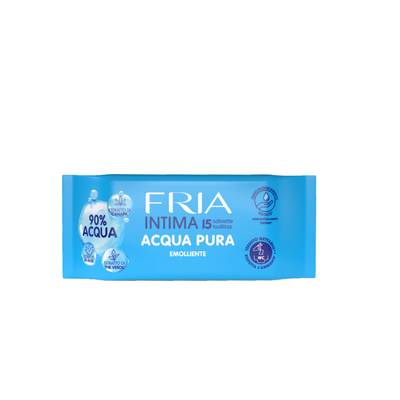 Fria Salviette Intime Acqua Pura 15 Pezzi