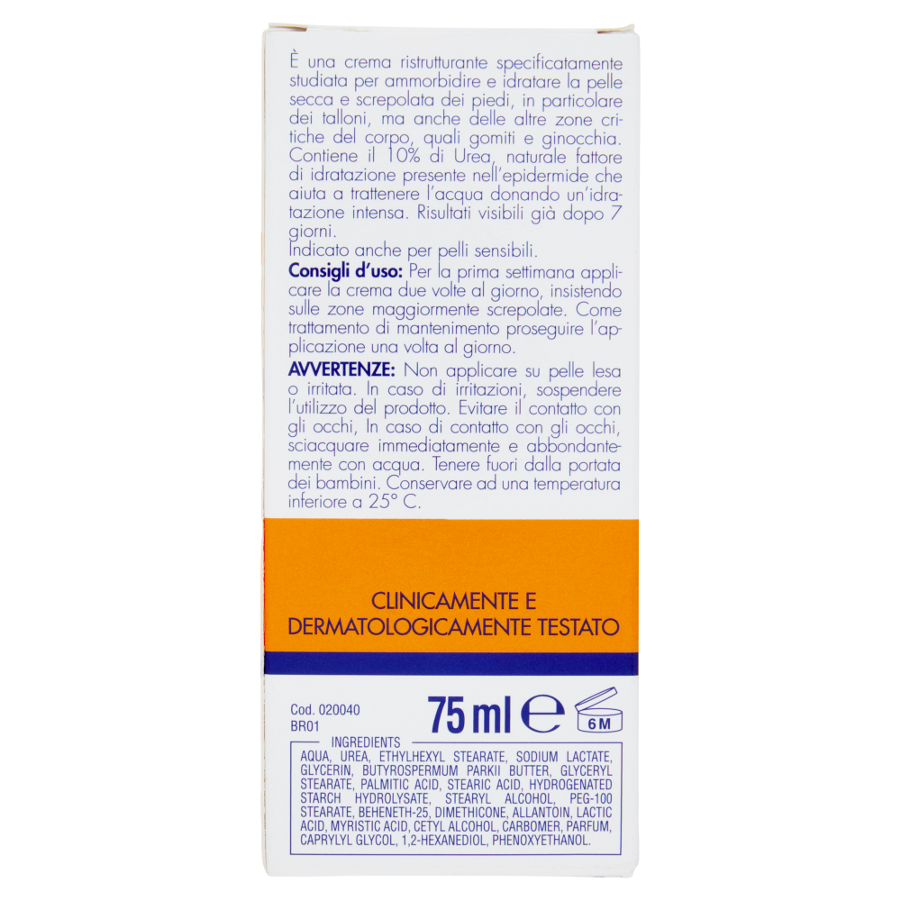 Milmil Linea Priority Crema Cute Ispessita Urea 10% Ristrutturante Piedi e Zone Critiche 75 ml, , large