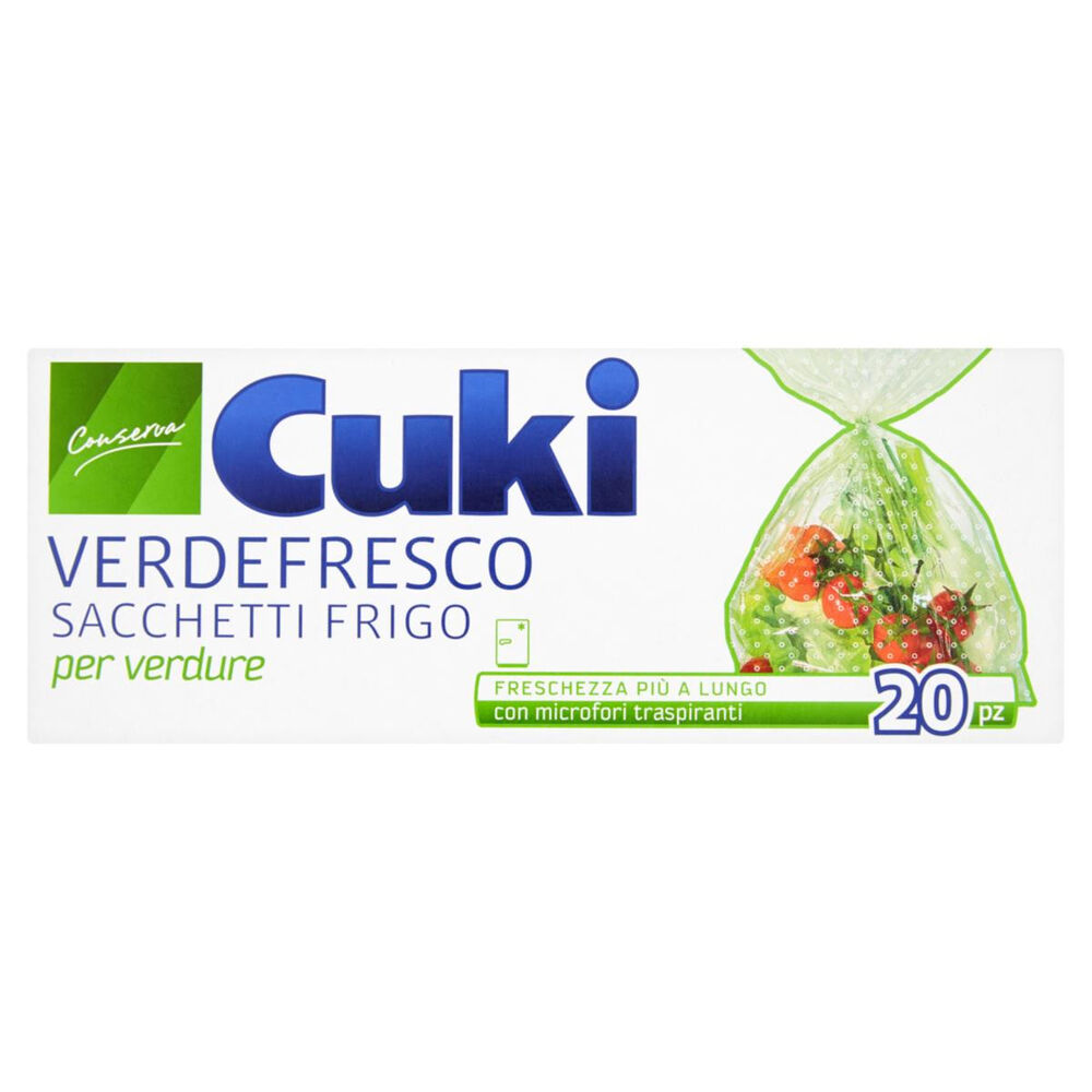 Cuki Verdefresco Frigo 20 Sacchetti, , large