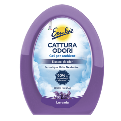 Emulsio Cattura Odori Gel per Ambienti Lavanda 150 g