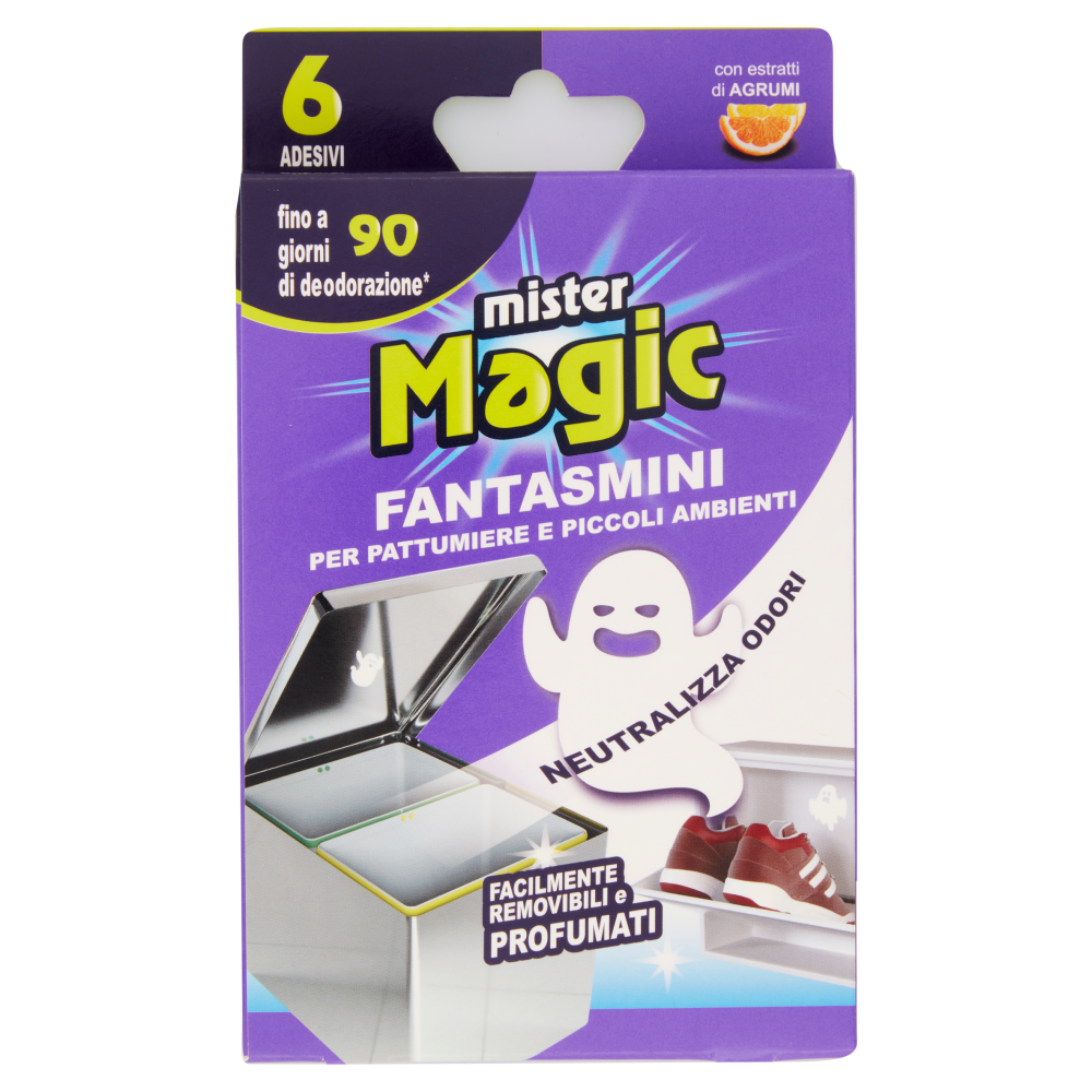 Miste Magic Zero Odori Pattumere e Piccoli Ambienti 6 Pezzi, , large