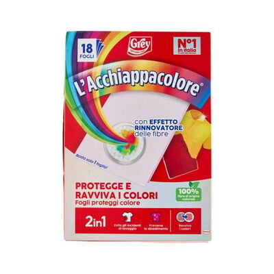 Grey L'Acchiappacolore Ravviva Colori 18 fogli	