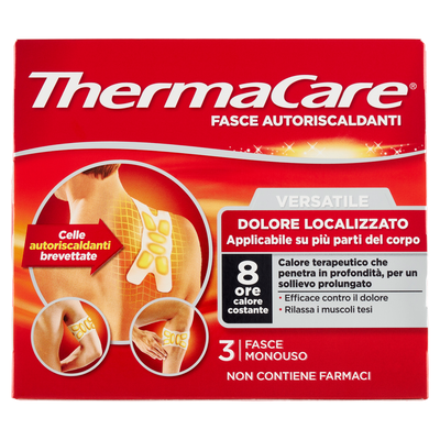 ThermaCare Fasce Autoriscaldanti Versatile Dolore Localizzato 3 Pezzi