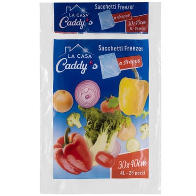 Caddy's Sacchetti Gelo a Strappo 30x40cm 25 Pezzi