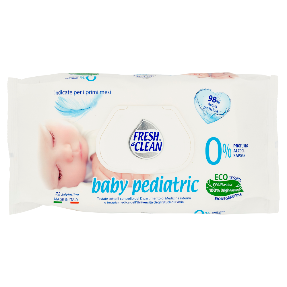 Fresh & Clean Bimbi Salviette Pediatriche 72 Pezzi, , large