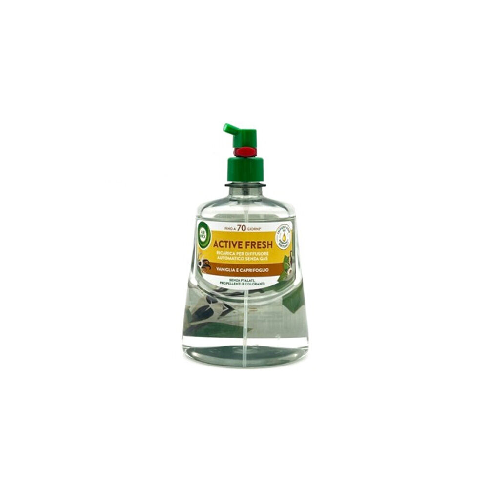 Air Wick Active Fresh Ricarica per Diffusore Automatico Senza Gas - Vaniglia e Caprifoglio 228 ml	, , large