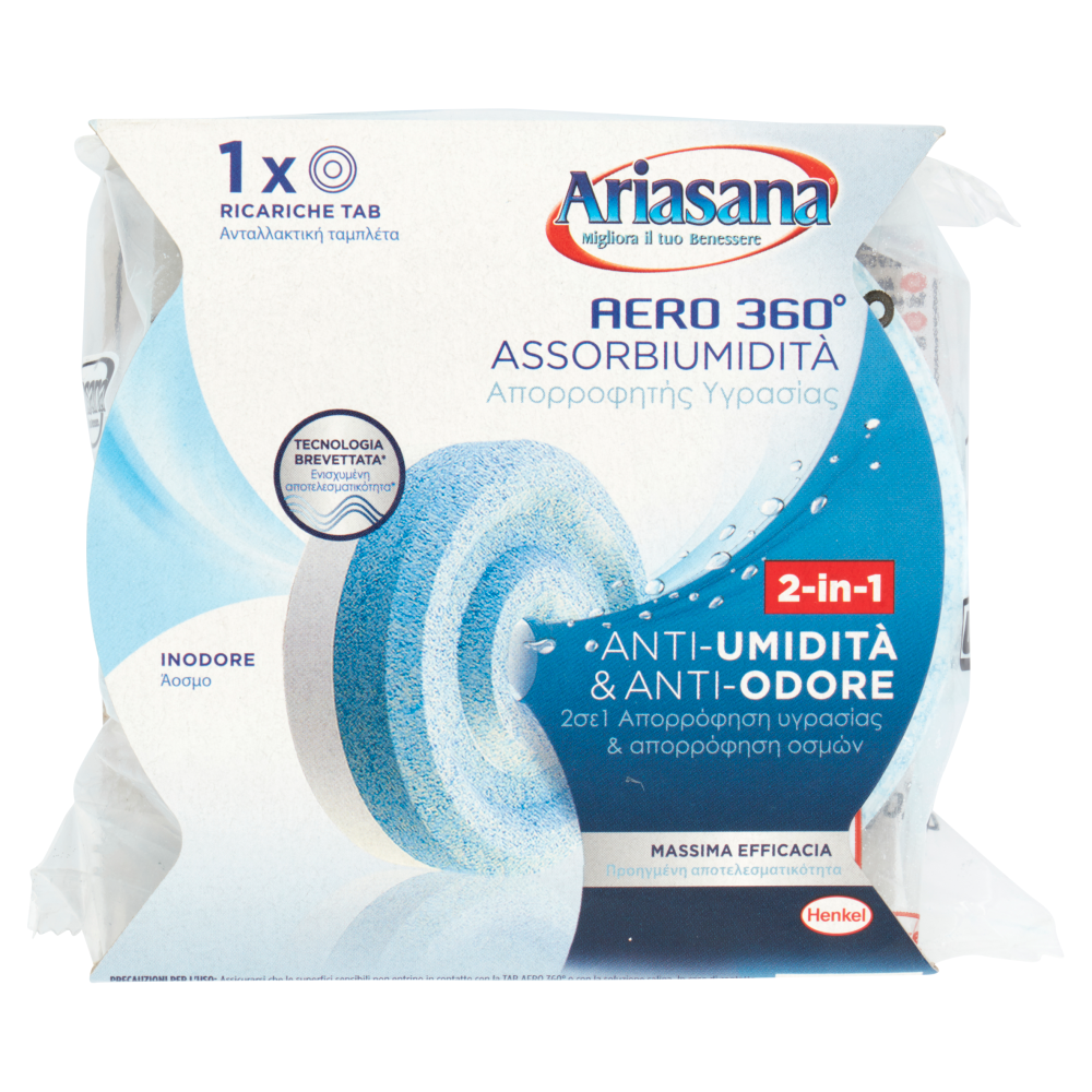 Ariasana Aero 360&deg; Tab Pure Ricarica 450g, , large