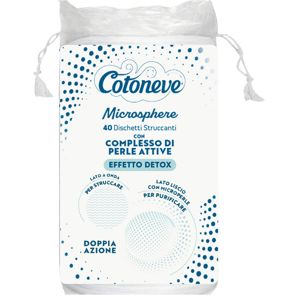 Cotoneve Dischetti Maxi Ovali Microsfere 40  Pezzi, , large