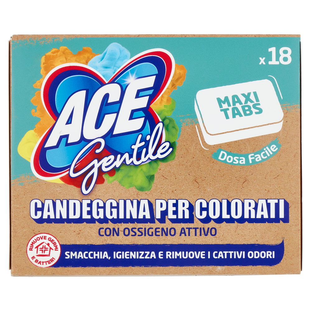 Ace Gentile Candeggina per Colorati Monodosi 18 Tabs, , large