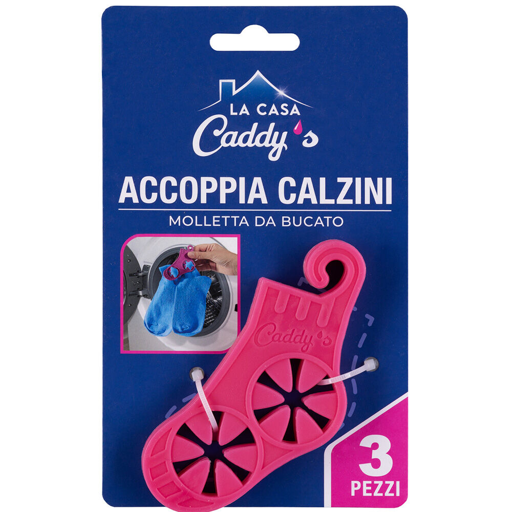 Caddy's Mollette Accoppia Calzini 3 Pezzi, , large