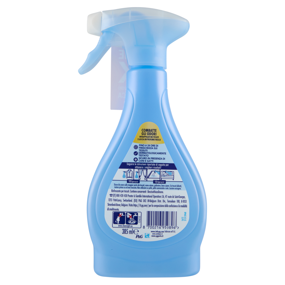 Ambi Pur Profumatore Tessuti Fioritura di Portofino 385 ml, , large