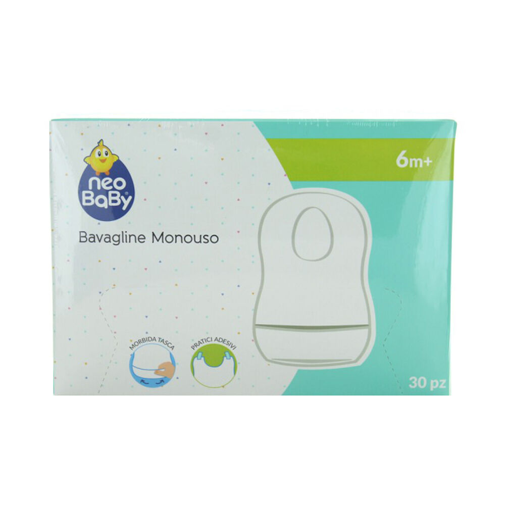 Neo Baby Bavagline Monouso 6m+ 30 Pezzi, , large