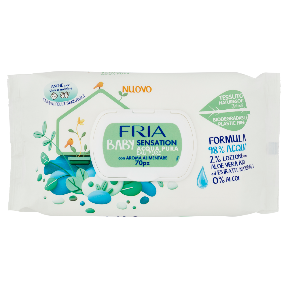 Fria Baby Sensation Acqua Pura 70 Pezzi, , large